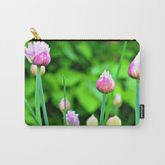 Flowering Chives Carry-All Pouch