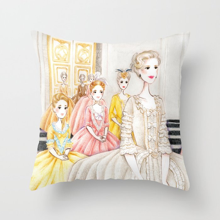 Marie Antoinette (3) Throw Pillow