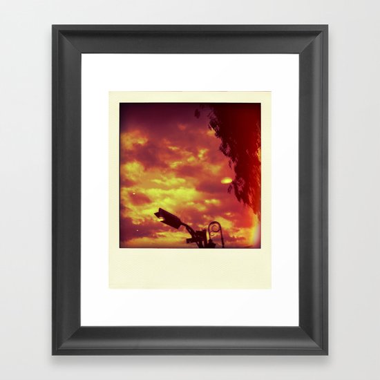 Polaroid Framed Art Print