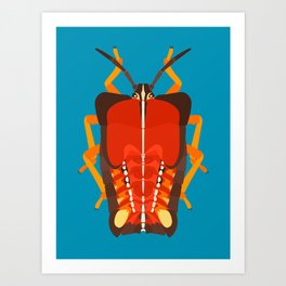 Lychee Giant Stink Bug Nymph Art Print