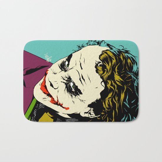 Joker So Serious Bath Mat