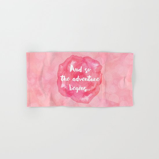 And So the Adventure Begins Hand & Bath Towel