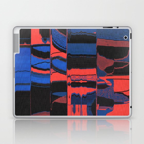 Red and blue II Laptop & iPad Skin