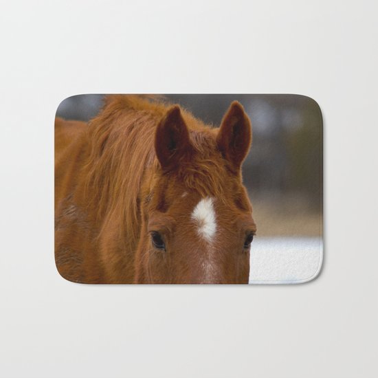 Red - The Auburn Horse Bath Mat