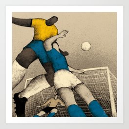 History of Football - 9 Art Print
