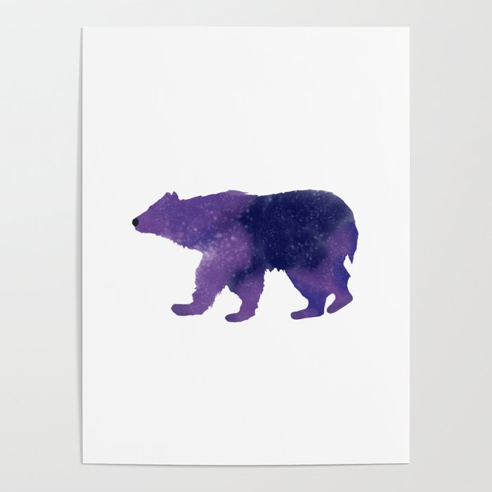 Some Bear Out There, Galaxy Bear Poster