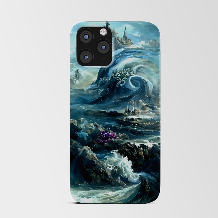 Ocean of Storm and Peace iPhone Card Case