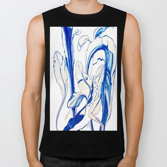 Plant in Blue Marker - Leaf of Life Miracle Leaf - Original Blue Biker Tank
