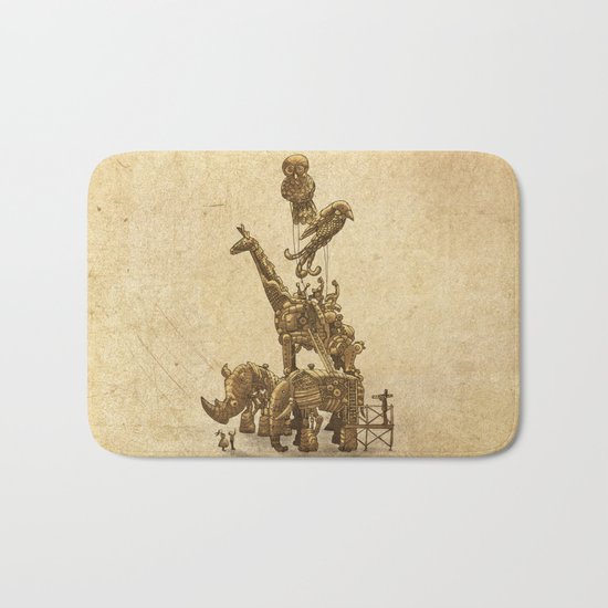 Mechanical Menagerie Bath Mat