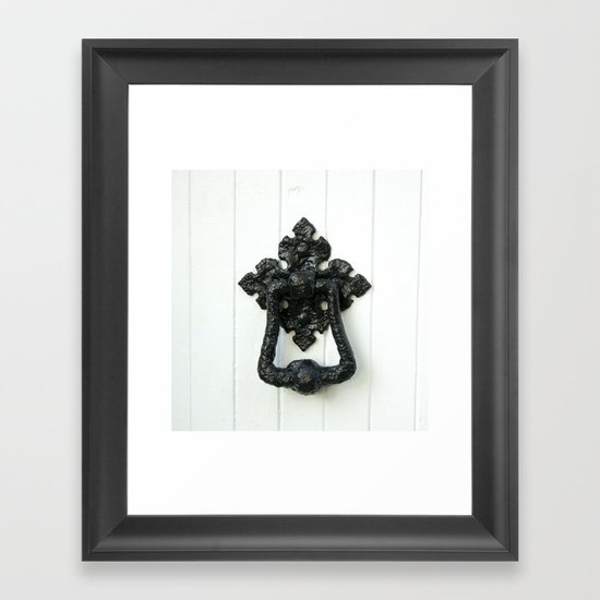 Knock, Knock Framed Art Print
