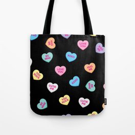 Hearts Candy Tote Bag