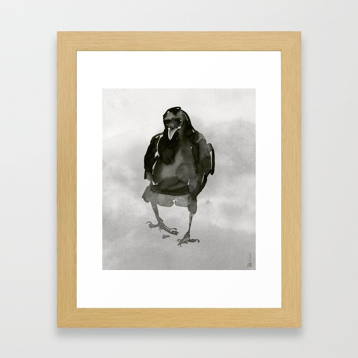 Common Crow [1] Framed Art Print