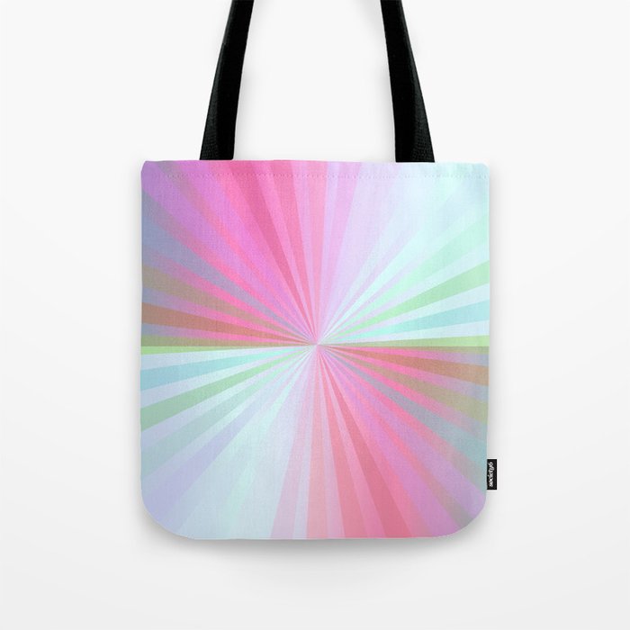 Soft Summer Rainbow Tote Bag