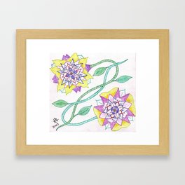 Flowers of Elume Framed Art Print