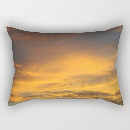 COME AWAY WITH ME - Autumn Sunset #2 #art #society6 Rectangular Pillow