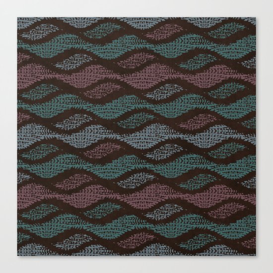WOOL WAVES Canvas Print
