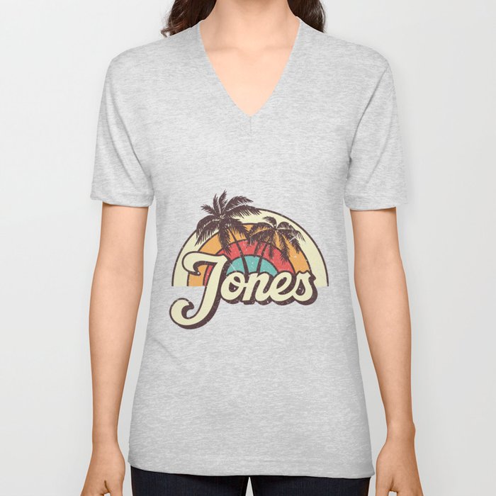 Jones beach city V Neck T Shirt