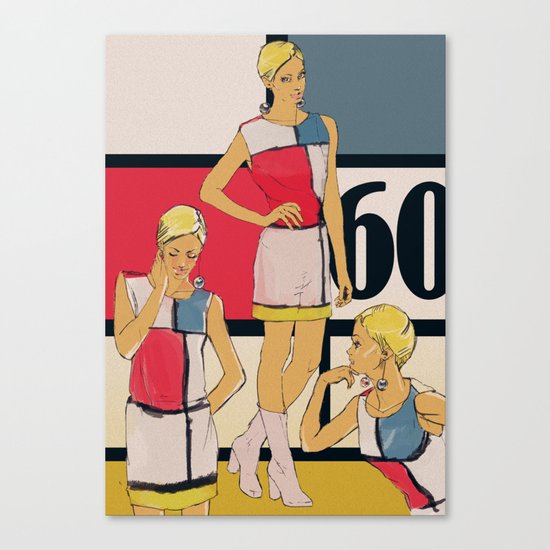 60s Canvas Print