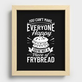 Frybread Fry Bread Indian Taco Native American Recessed Framed Print