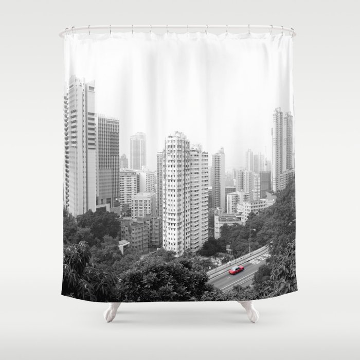 Hong Kong Taxi Shower Curtain