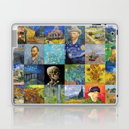 Vincent van Gogh - Masterpieces Mosaic Patchwork #2 Laptop Skin