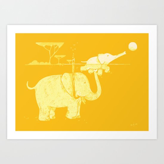 Sunny afternoon Art Print