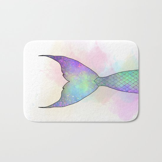 mermaid tail Bath Mat