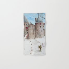 Castell Coch (Red Castle) - Winter Hand & Bath Towel