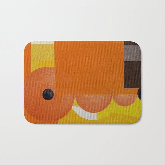 Steam Locomotive Bath Mat