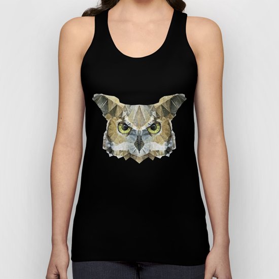 abstract owl Unisex Tank Top