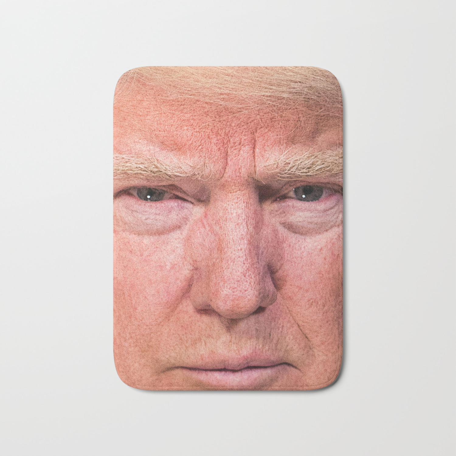 Portrait Of President Donald J Trump Bath Mat By Ouijawedge Society6