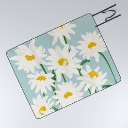 Flower Market - Oxeye daisies Picnic Blanket