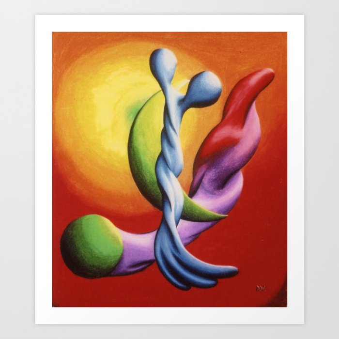 Colors and Shapes Art Print