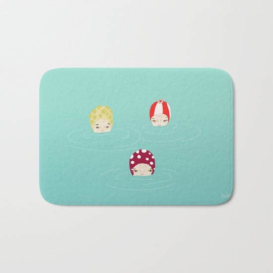 into the sea Bath Mat