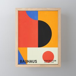 BAUHAUS 08: Exhibition 1923 | Mid Century Series Framed Mini Art Print