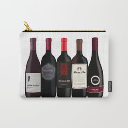 Red Wine Bottles Carry-All Pouch