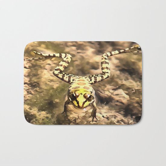 Swimming Frog Bath Mat