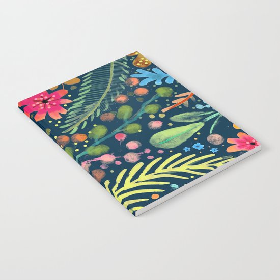 les prairies (navy) Notebook