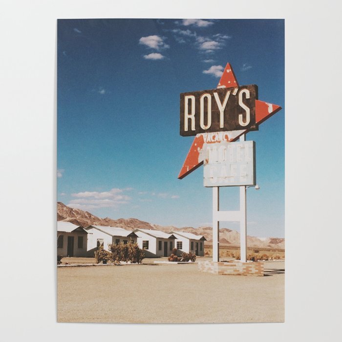 Roy's Motel Poster by Emilia Oxelheim | Society6