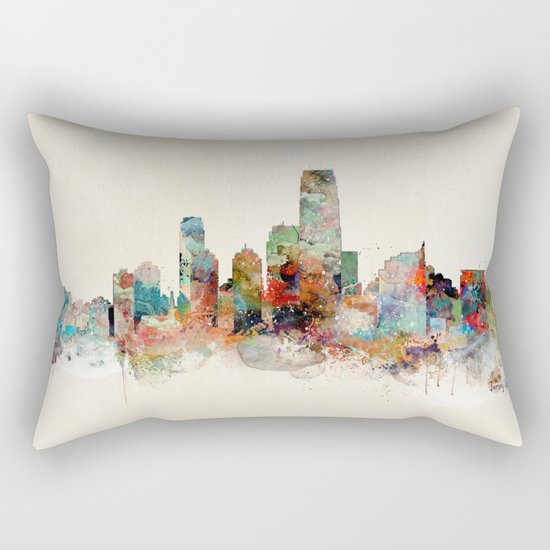 jersey city new jersey Rectangular Pillow