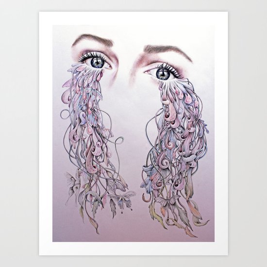 Tears Art Print