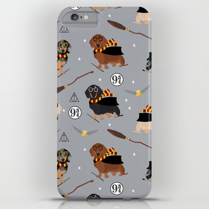 dachshund witch wizard magic wiener dog gifts iphone case