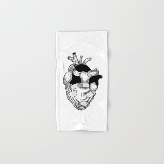 The strongest hearts have the most scars Hand & Bath Towel