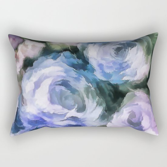 Blue rose. Rectangular Pillow