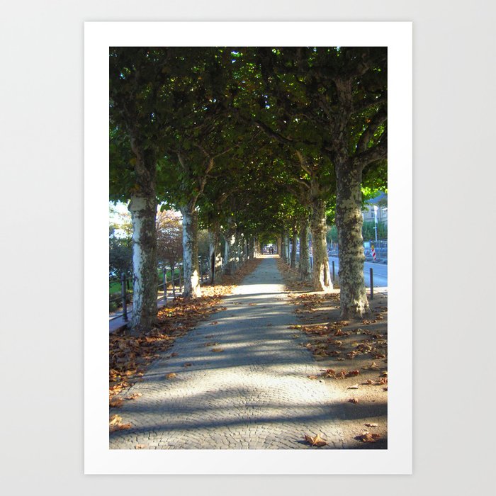 Paris Pathway Art Print