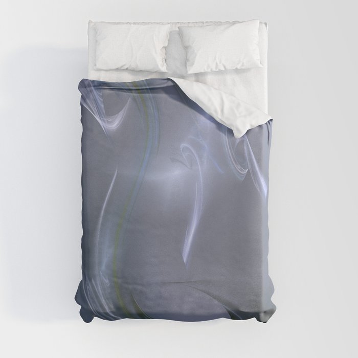 Duvet Cover Extreme Abstract - Blue & Gray Duvet Cover