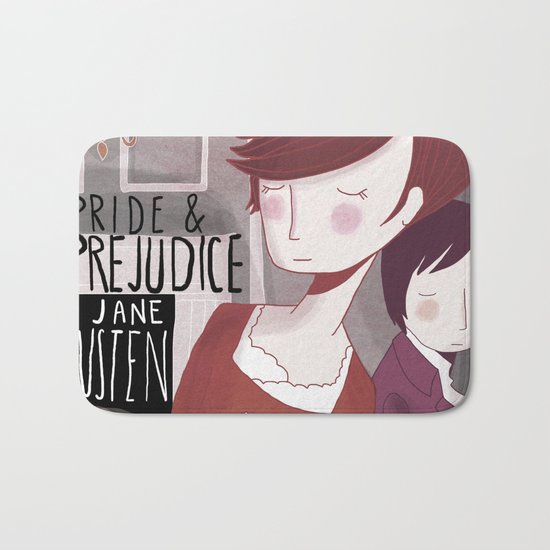 Pride and Prejudice Bath Mat