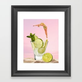I need a drink Framed Art Print