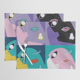 When I'm lost in thought patchwork 5 Placemat