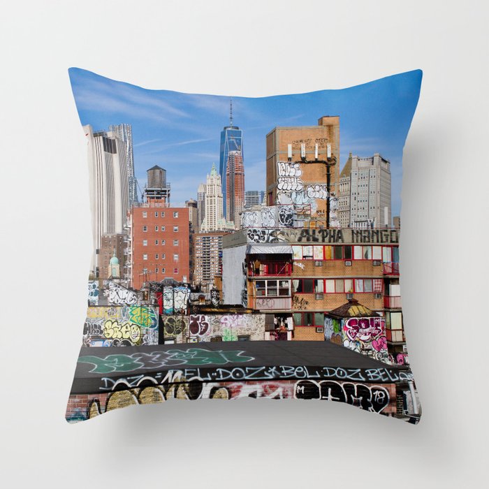 Lower East Side Throw Pillow